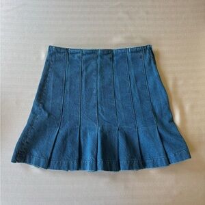 Zara Teal Mini Skirt